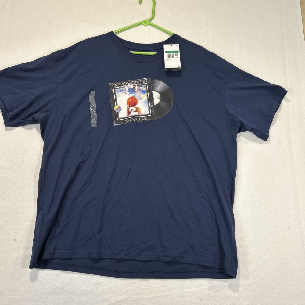 Nike Max 90 Basketball Graphic Tshirt Men's XL Blue NWT $45 FQ4914